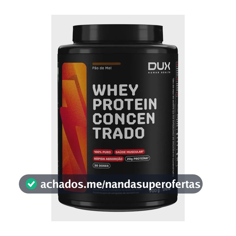 Whey Protein Concentrado Dux Company Pó 900g