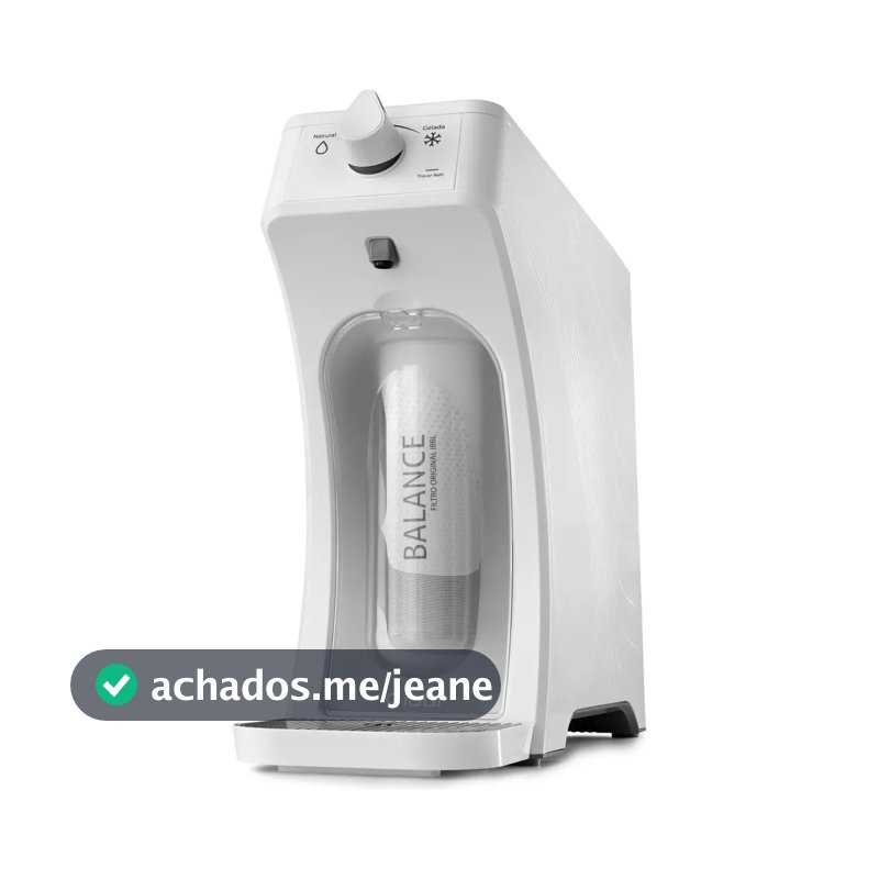 Purificador de Água Gelada Fria e Natural Eletrônico Ibbl E-due Equilibrium Branco