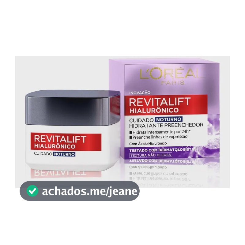 Creme Hidratante Revitalift Hialurônico 49g L'oréal Paris Normal