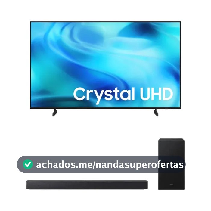 Samsung Smart Tv 58 Crystal Uhd 4k 2026 + Soundbar Samsung Hw-b450f