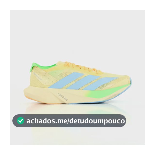 Tênis adidas Adizero Drive Rc Corrida 21 A 42 Km Lightstrike Amarelo 42 Br