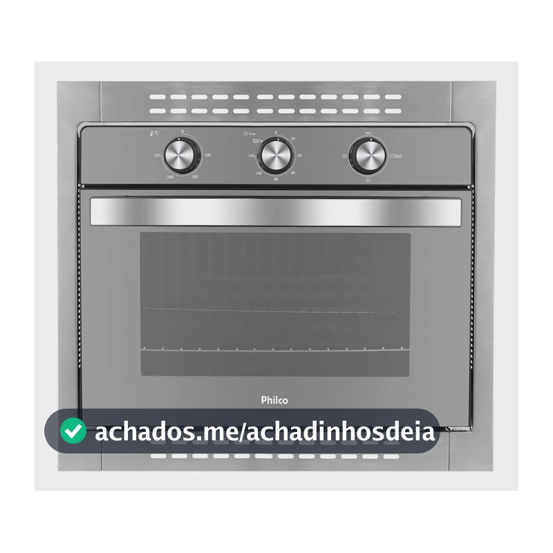 Forno de embutir elétrico Philco 56101041 46L prateado