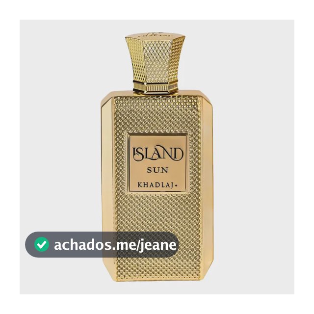 Perfume Masculino Island Sun Lancamento Khadlaj Extrait Parfum
