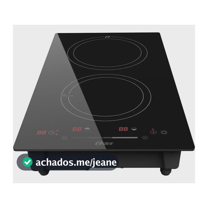 Fogão Cooktop Indução 2 Bocas Oster Cor Preto