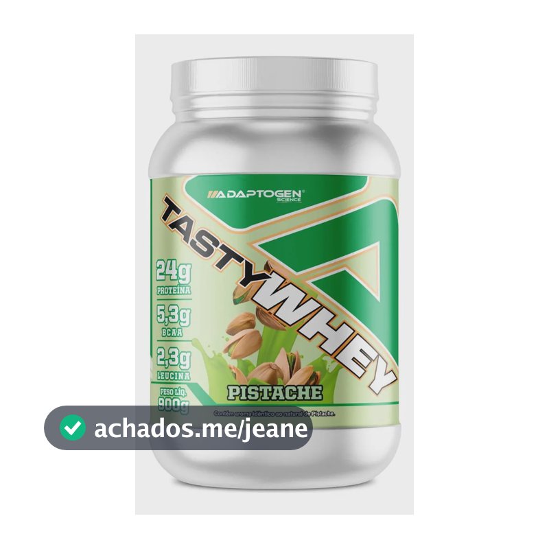Adaptogen Science Tasty Whey Proteína Pistache 900g Pistache