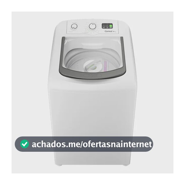 Máquina De Lavar Consul 9kg Branca Com Dosagem Econômica - C 110v Branco