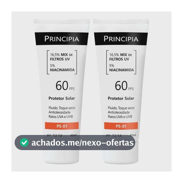 Principia Kit Protetor Solar Facial Ps-01 Fps60