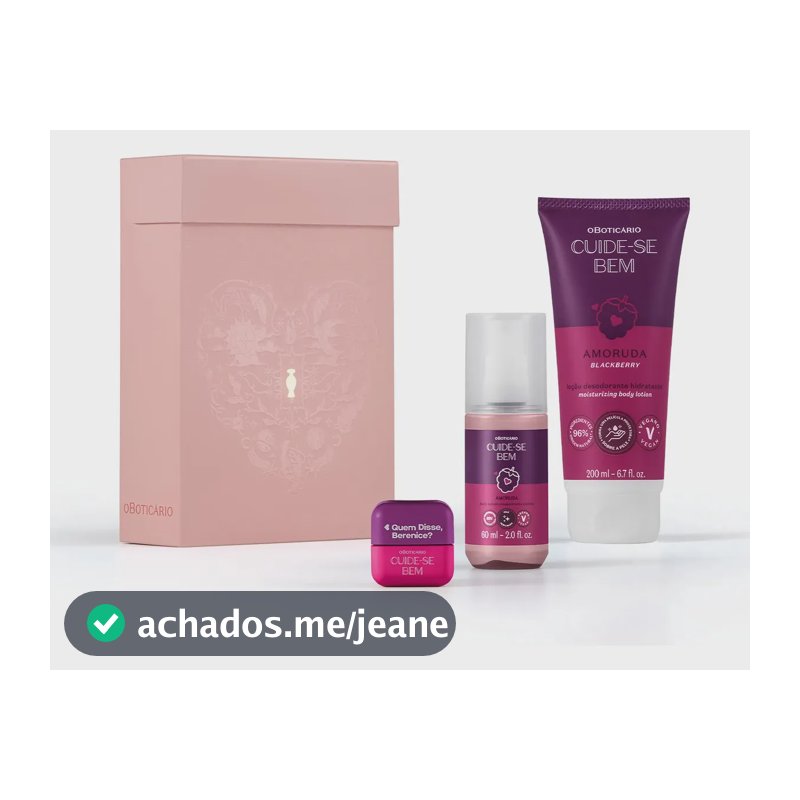 O Boticário Cuide-se Bem Amoruda Kit (3 Itens)