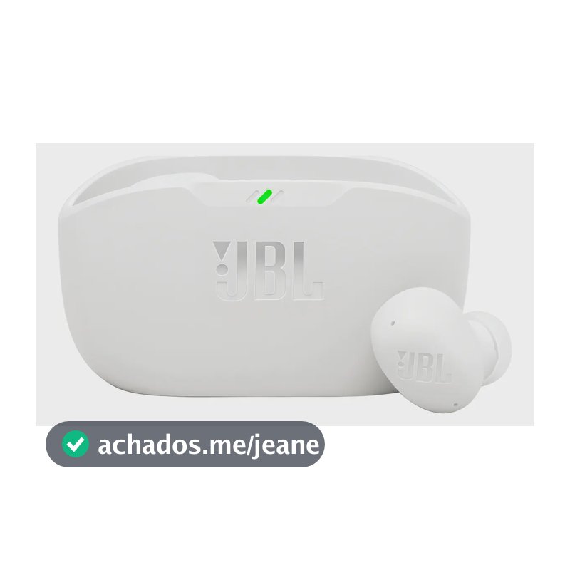 Fone De Ouvido Jbl Wave Buds 2 Cancell Ruido Cor Branco