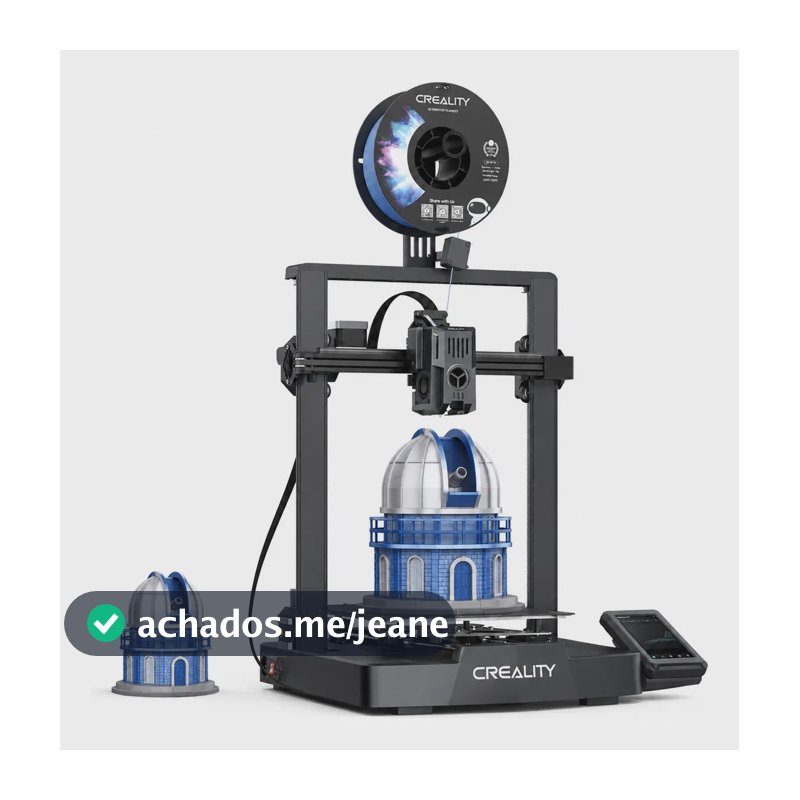 Impressora 3d Creality Ender 3 V3 Ke 2026 500mm/s Fdm 127/220v Preto