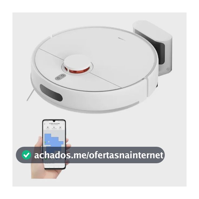 Robô Aspirador Xiaomi S40 10000pa Ultra Potente Bivolt Branco