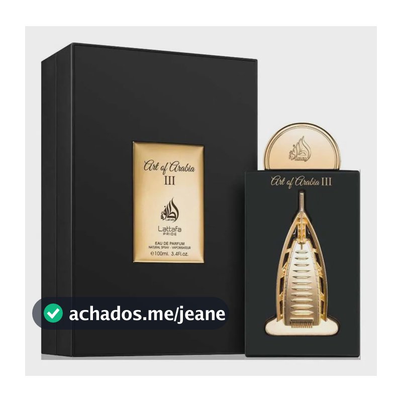 Perfume Art of Arabia III Edp 100ml unissex Lattafa Pride