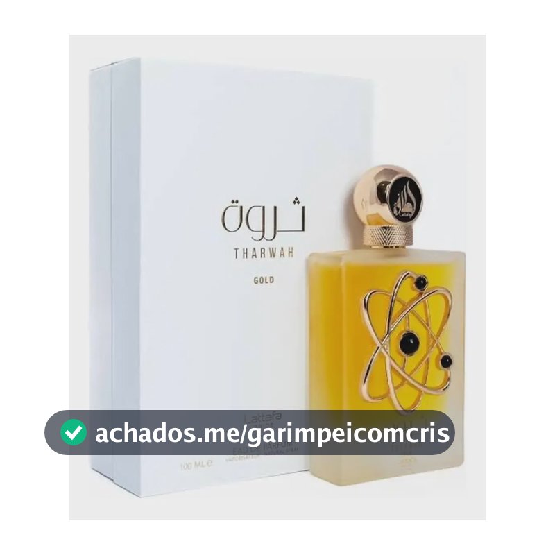 Perfume Feminino Árabe Tharwah Gold Lattafa Pride Eau De Parfum 100ml Feminino