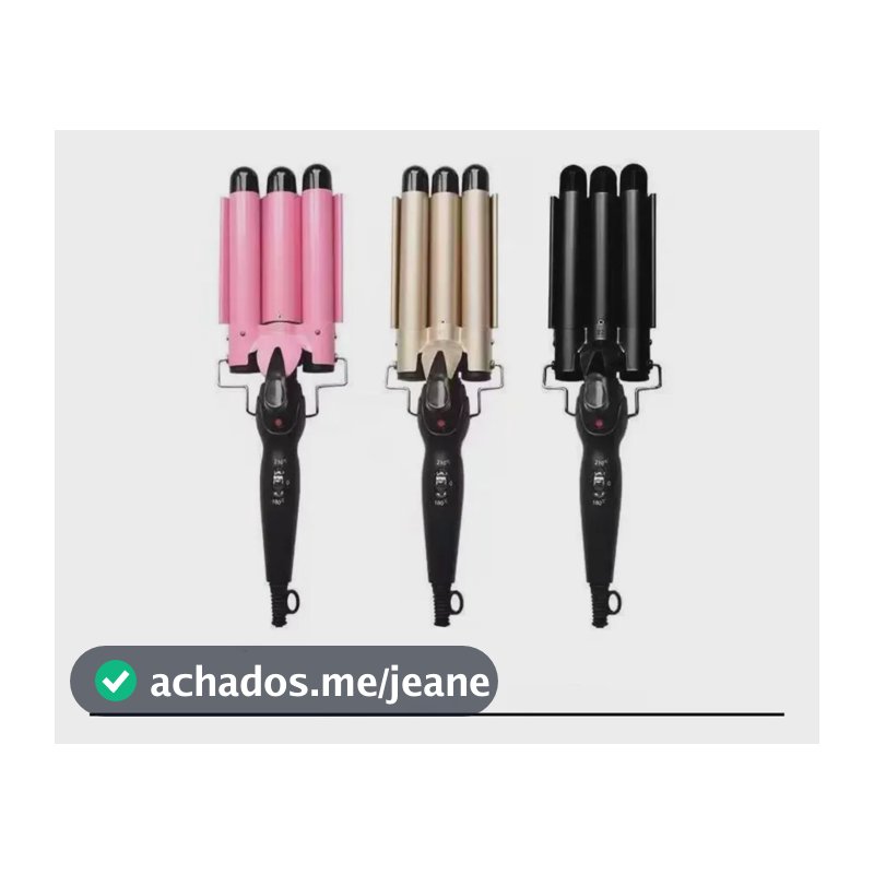 Chapinha  Triondas Ondulador Formador Triplo 22mm Modelador Aleatória
