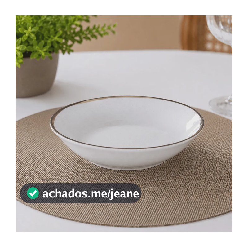 Kit 4 Bowls Tramontina Canyon Porcelana Decorada 18cm 665ml