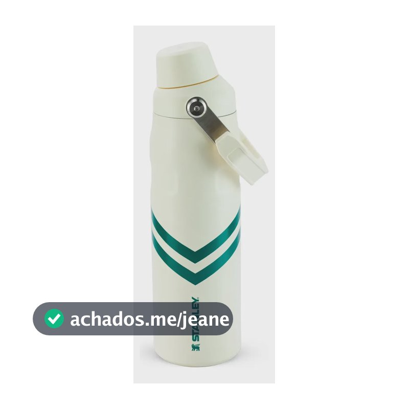 Garrafa Térmica Stanley Aerolight Fast Flow Cream Chevron 710ml