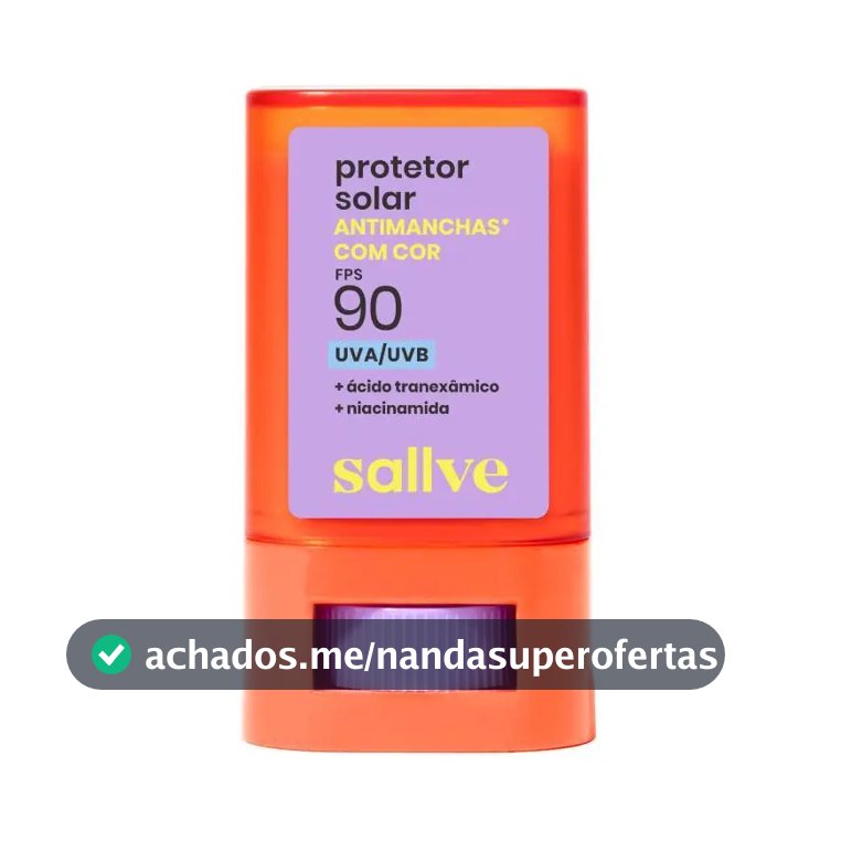 Protetor Solar Bastão Fps90 Com Cor 3 15g Sallve