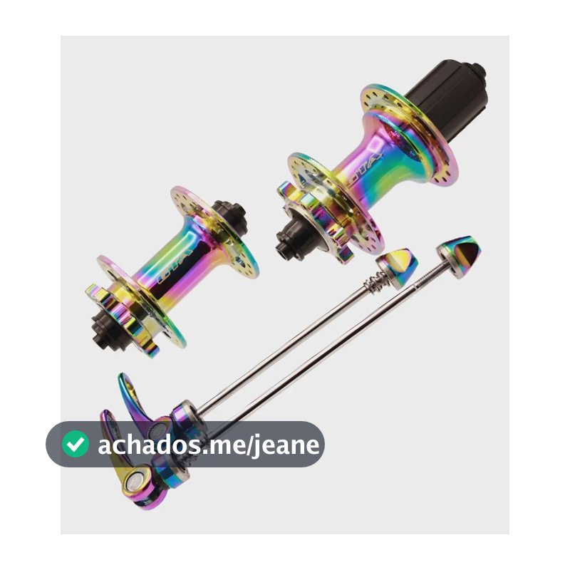 Par De Cubo Gta Barulhento Cassete K7 36furos Bike Mtb Cores Cor Arco Iris