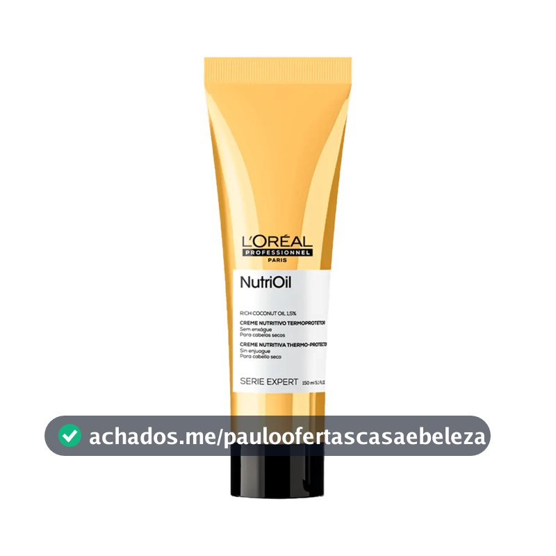 Nutrioil Creme Nutritivo Termoprotetor Leave-In 150ml - Série Expert | L'oréal Professionnel
