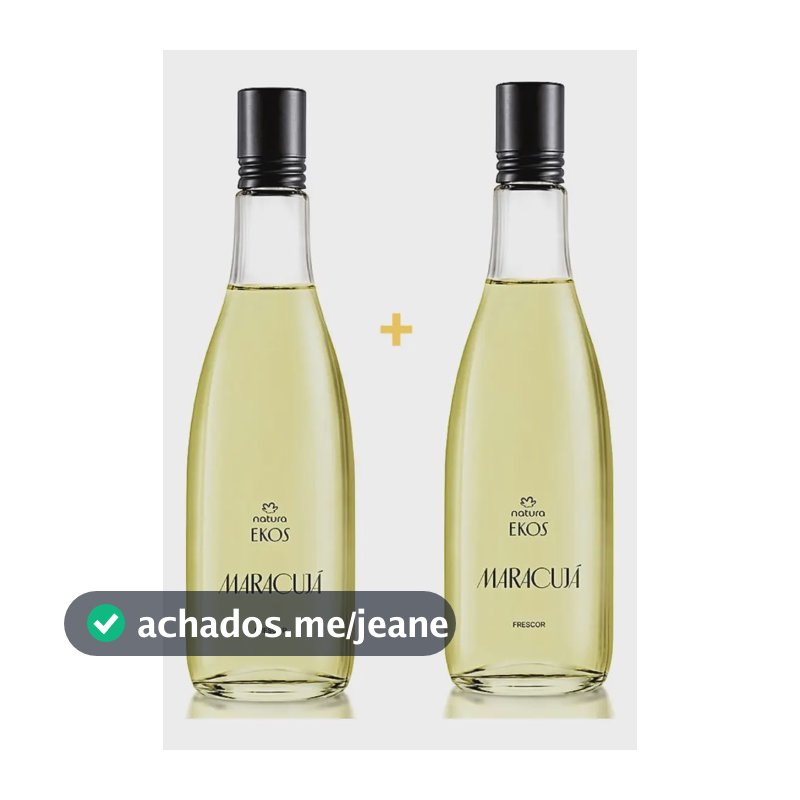 Kit Com 2 Colônias Natura Ekos Maracujá