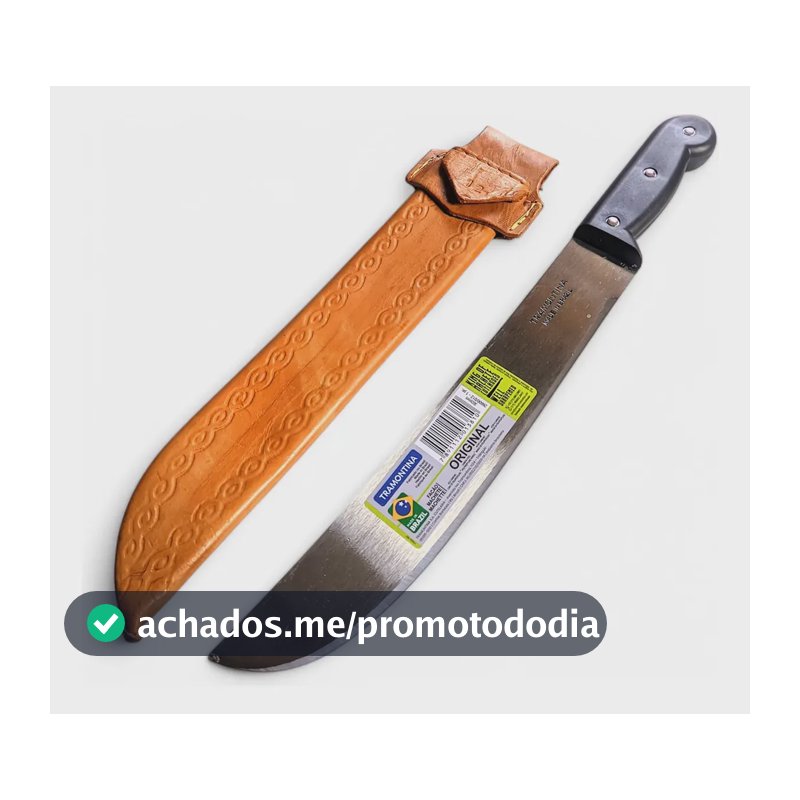 Facão Tramontina 12 Polegadas Mato + Bainha Em Couro