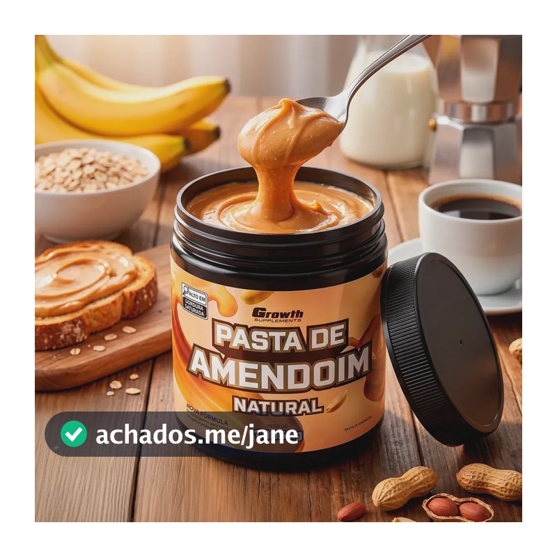 Pasta De Amendoim Integral Torrado 1kg Growth Supplements Natural