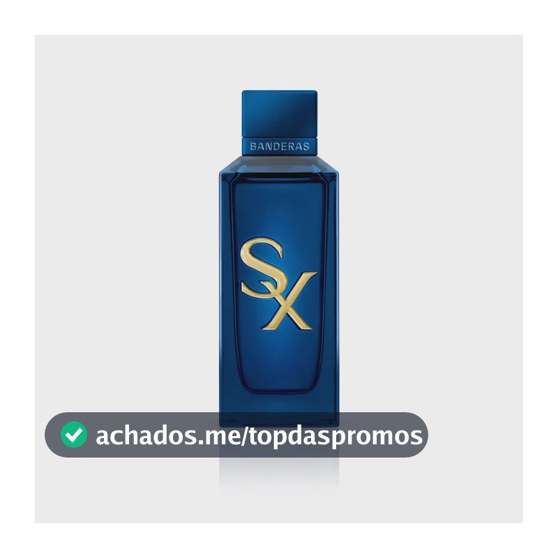 Perfume masculino Banderas Seduction X Eau de Parfum 100ml - Aromático - Longa duração - Projeção Marcante e acordes que reagem com o calor do seu corpo