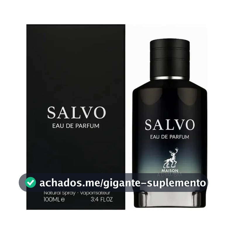 Perfume Masculino Arabe Salvo Eau de Parfum Alhmabra 100ml C/