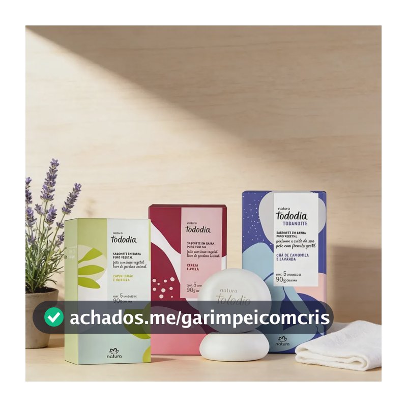 Kit 3 Caixas Sortidas Natura Tododia Barra