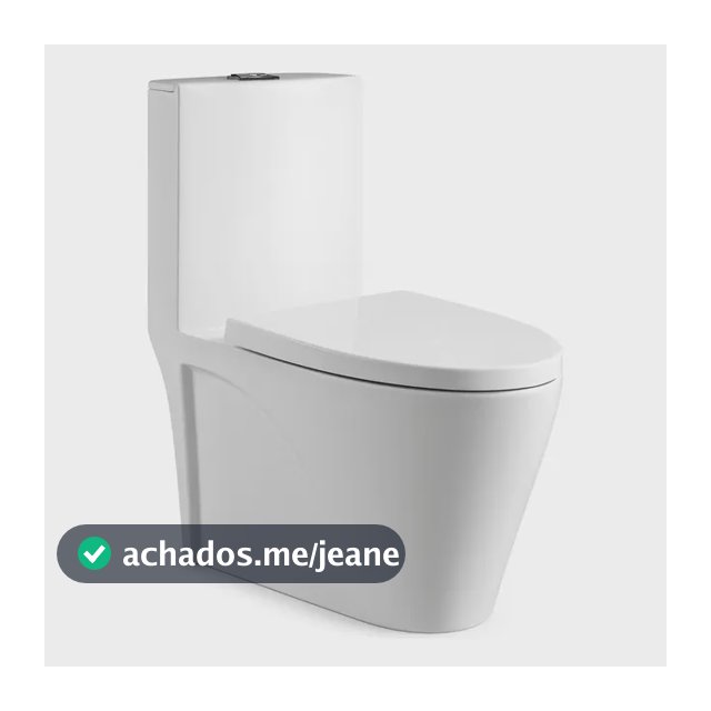 Vaso Sanitário Monobloco Confort Plus Smart Norte Cor Branco