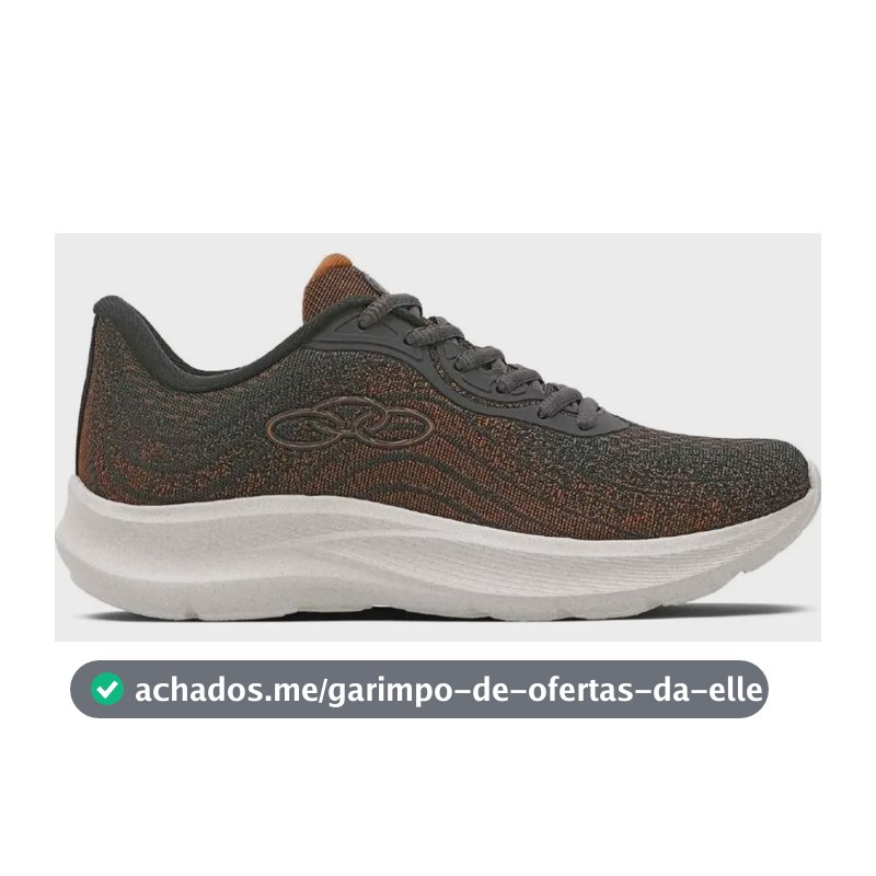 Tênis Olympikus Vênus 3 Feminino Corrida Caminhada Original Cinza E Chumbo Liso 39 Br