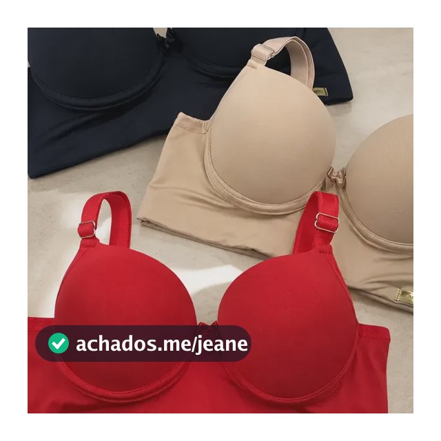 Kit 3 Sutiãs Com Bojo Cós Duplo Reforçado Cores Lisa Sortido
