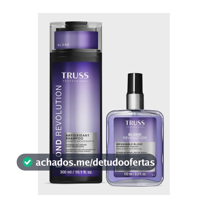 Kit Truss Blond Revolution Shampoo + Finalizador (400ml)