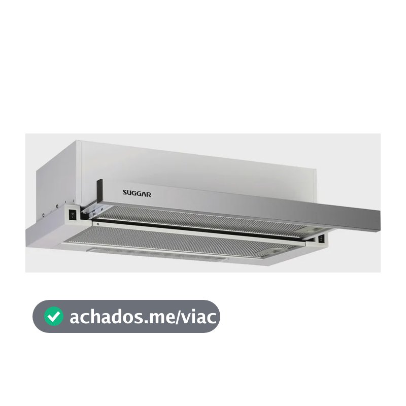 Depurador Slim De Embutir 60cm De62ix Inox Suggar