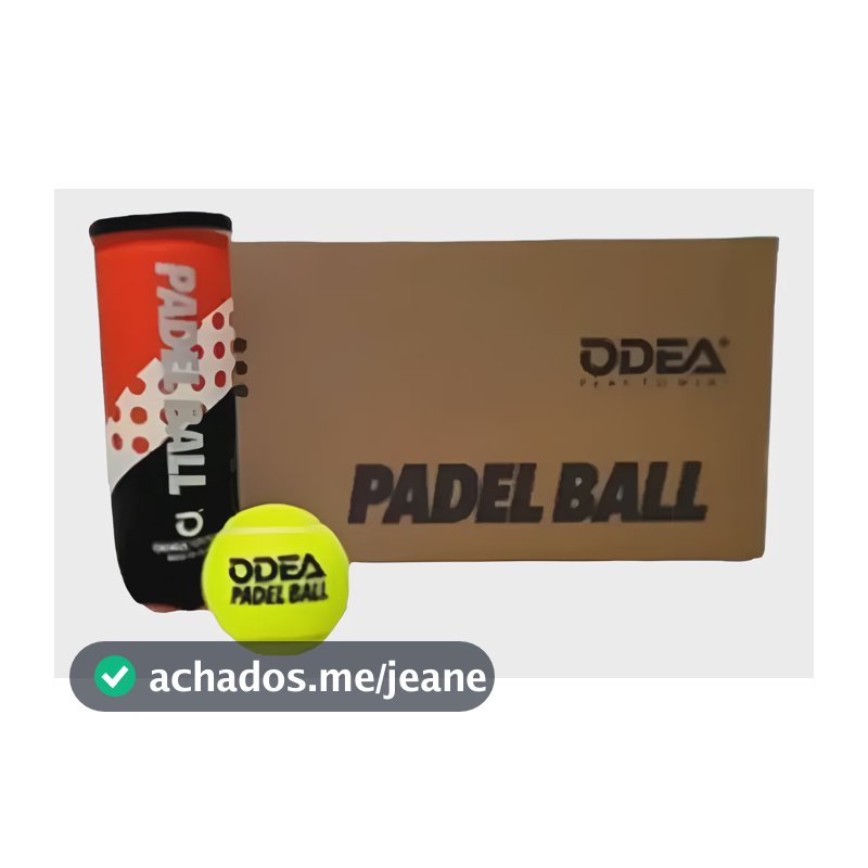 Bola De Padel Odea Caixa Com 24 Tubos Com 03 Bolas  Amarela