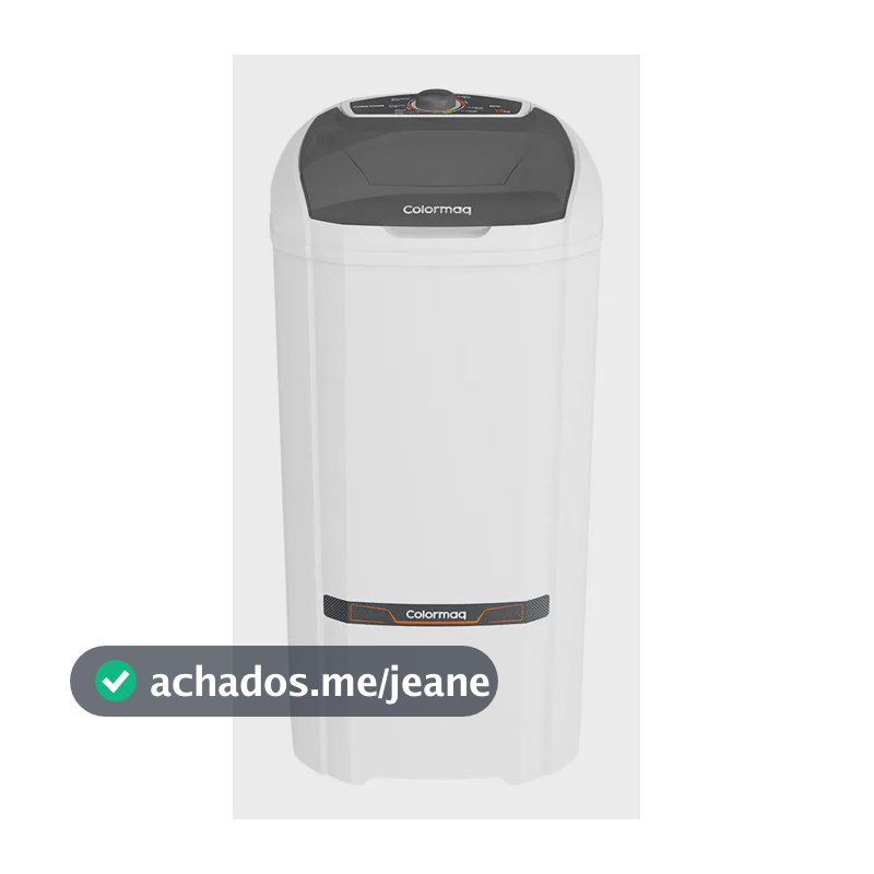 Tanquinho Lavadora Roupas Semiautomática Colormaq Lcs 13kg Cor Branco