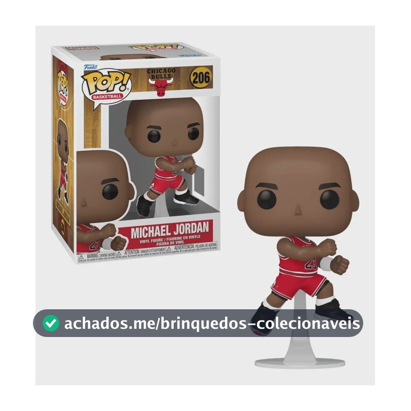 Boneco Funko Pop! Nba Bulls Michael Jordan ('89) The Shot