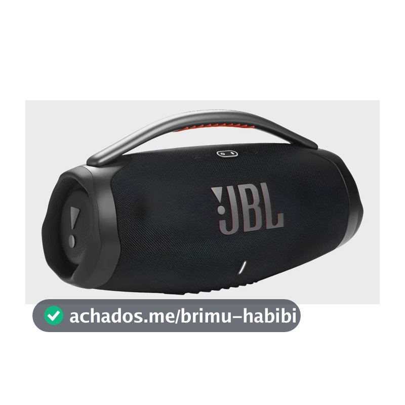 Caixa De Som Bluetooth Jbl Boombox 3 Preto Black 127/220v