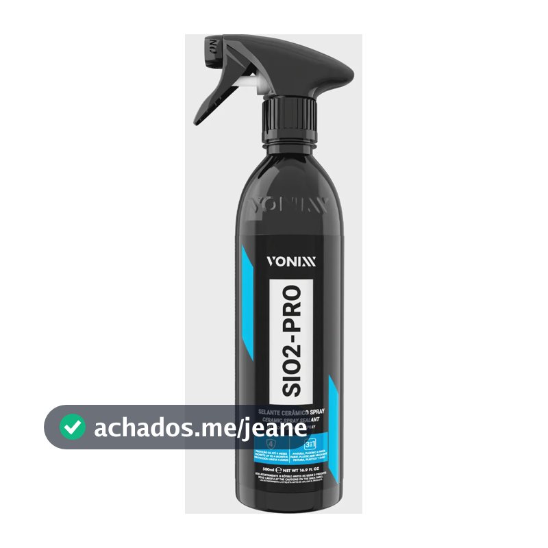 Sio2-pro Manutenção Vitrificador Diminui Risco 500ml Vonixx Cor Branco