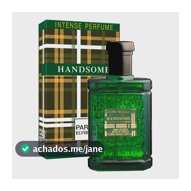 Perfume Handsome Green Paris Elysees Masculino Intense 100ml