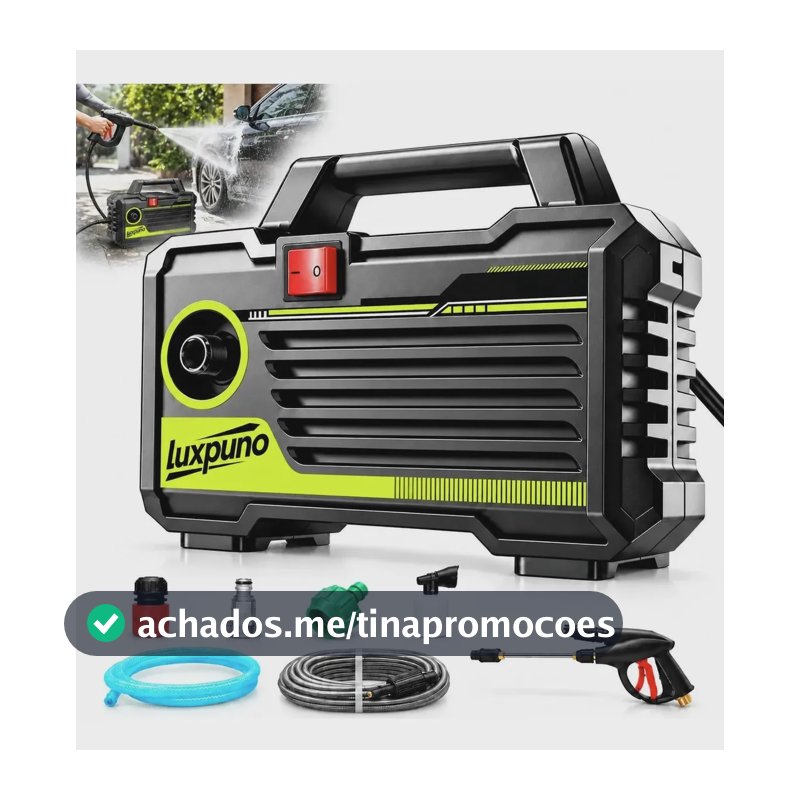 Lavadora De Alta Pressão 220v À Prova D'água Para Limpeza Preto 220v