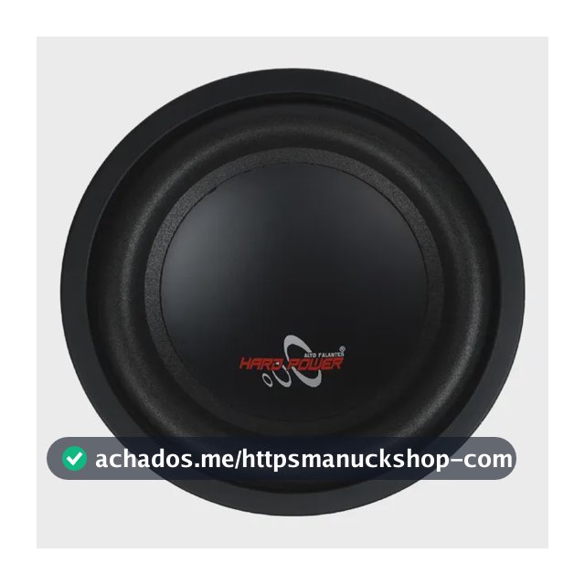 Subwoofer 8  Hard Power Hp S450 450w Rms 4 Ohms Preto Preto