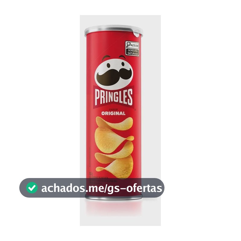 Salgadinho De Batata Sabor Original Tubo 104g Pringles