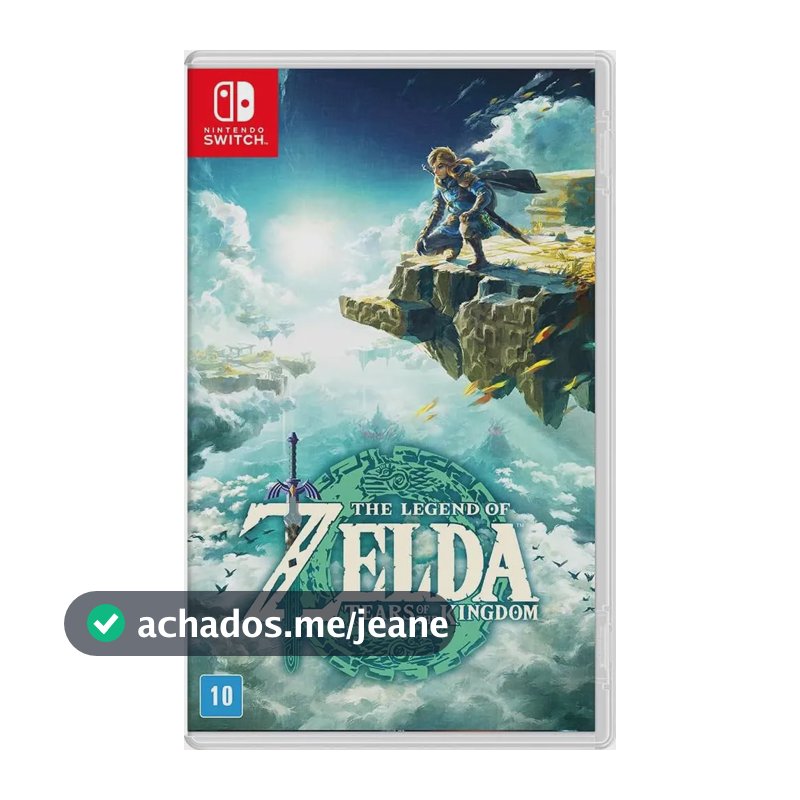 The Legend Of Zelda Tears Of Kingdom Switch Mídia Física