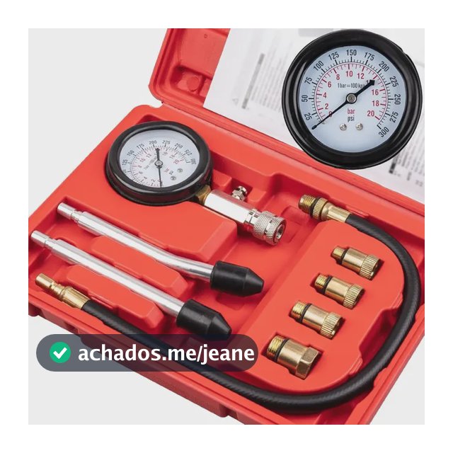 Medidor Compressão Motor Adaptadores P/ Teste Cilindros 4