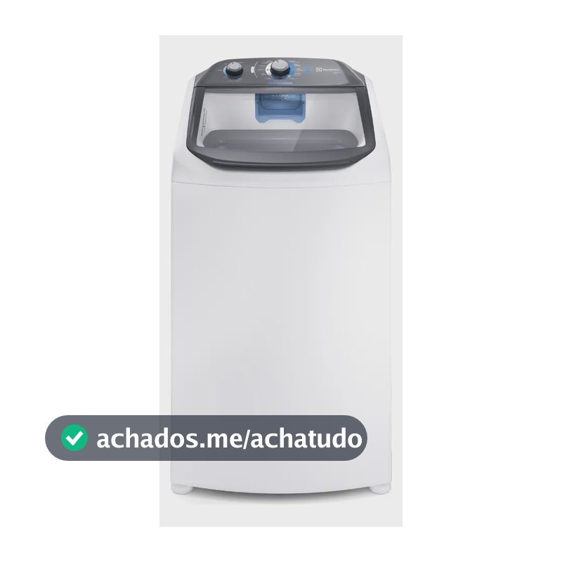 Máquina de Lavar Electrolux 13kg Cesto Inox LDA13 Branco