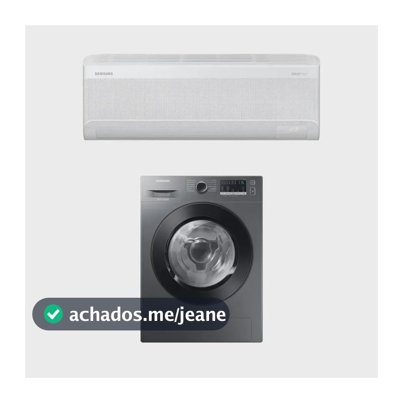 Lava e Seca WD11M 220V + Ar-condicionado WindFree 18.000 BTUs