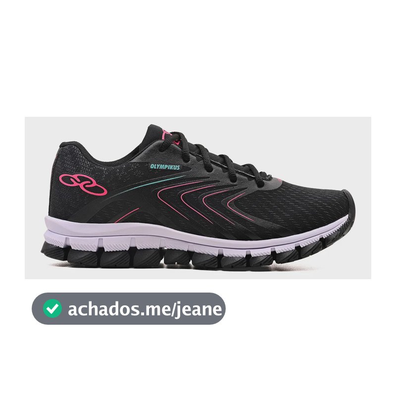 Tênis Olympikus Academia Corrida Caminhada Novo Treino Preto/pink 38 Br