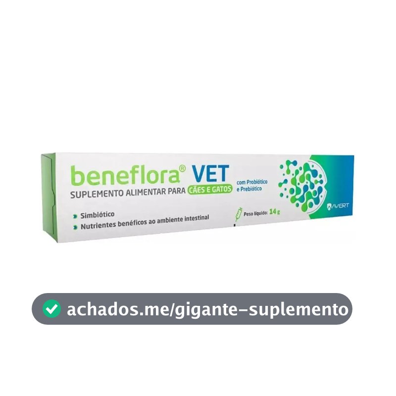 Beneflora Vet 14g Suplemento Alimentar Para Cão/Gato Avert