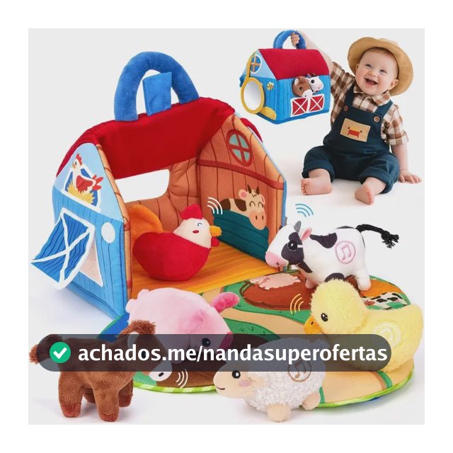 Fazenda De Pelúcia Interativa Com Animais, Brinquedo Montess